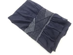 正絹　絞り波模様男物兵児帯